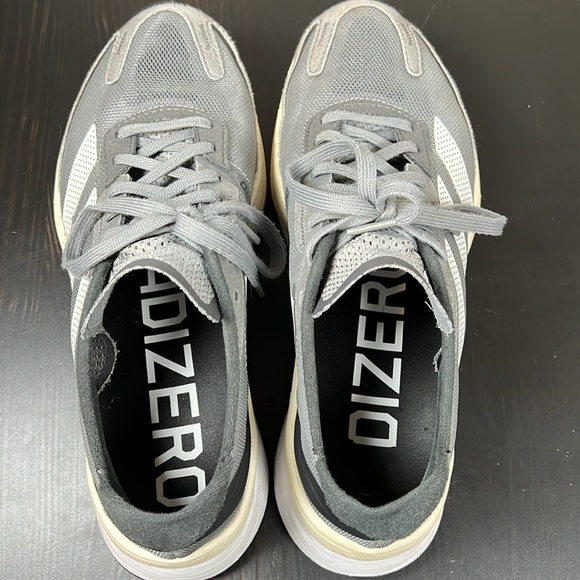 Adidas Womens Adizero Boston 11 Grey - Picture 7 of 7